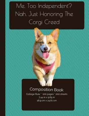 Book cover for Corgi Independence - Composition Notebook