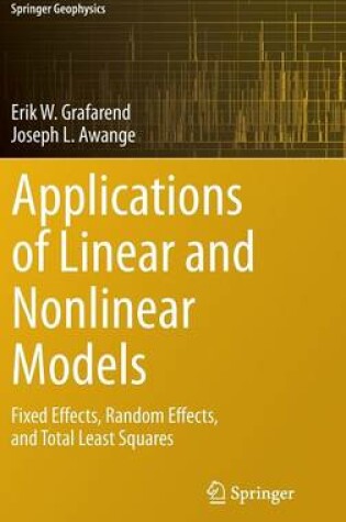Cover of Applications of Linear and Nonlinear Models