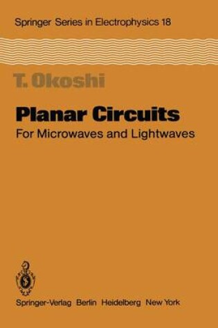 Cover of Planar Circuit for Microwaves and Lightwaves