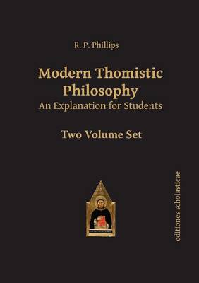 Cover of Modern Thomistic Philosophy An Explanation for Students