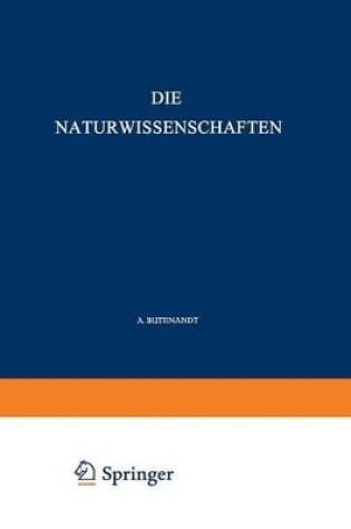 Cover of Die Naturwissenschaften