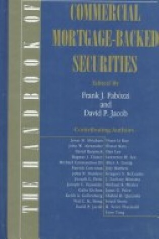 Cover of Handbook of Commercial Mortgage-backed Securities