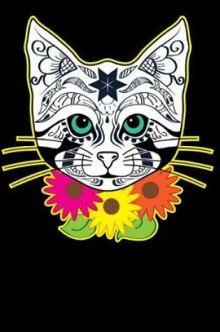 Cover of Sugar Skull Kitty Composition Notebook