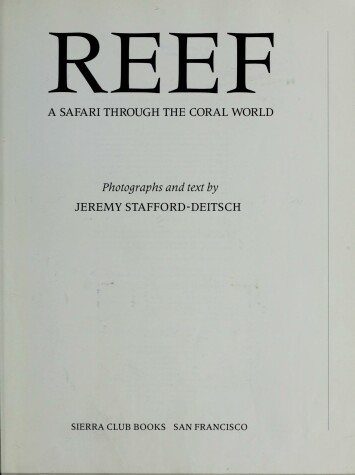 Book cover for Reef