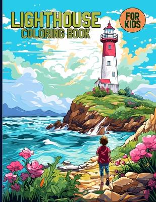 Book cover for Lighthouse Coloring Book For Kids