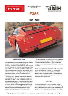 Book cover for Ferrari F355 Buyers' Guide