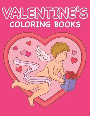 Book cover for Valentine's Coloring Books