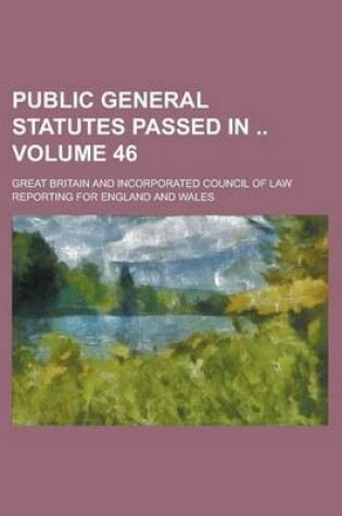 Cover of Public General Statutes Passed in Volume 46