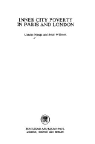 Cover of Inner City Poverty in Paris and London