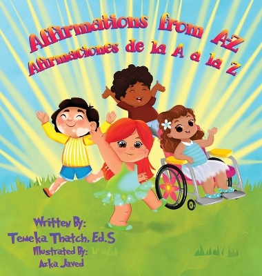 Book cover for Affirmations from A-Z (Afirmaciones de la A a la Z)