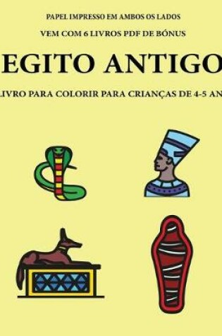 Cover of Livro para colorir para crianças de 4-5 anos (Egito Antigo)