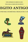 Book cover for Livro para colorir para crianças de 4-5 anos (Egito Antigo)