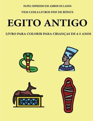 Cover of Livro para colorir para crianças de 4-5 anos (Egito Antigo)