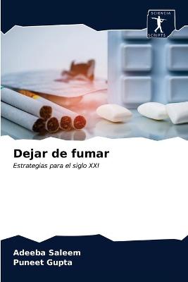 Book cover for Dejar de fumar