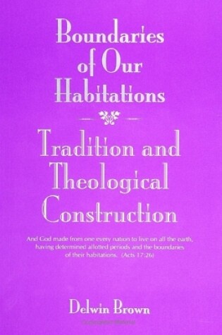 Cover of Boundaries of Our Habitations