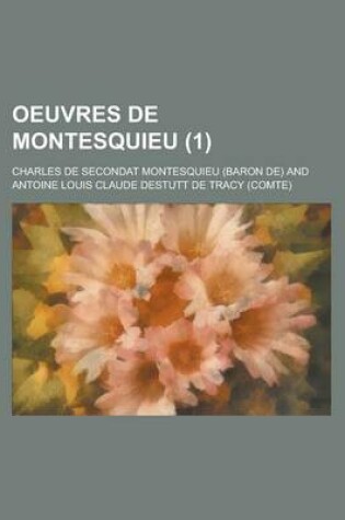 Cover of Oeuvres de Montesquieu (1)
