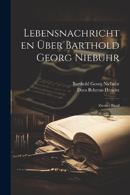 Book cover for Lebensnachrichten Über Barthold Georg Niebuhr