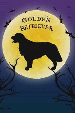 Cover of Golden Retriever Notebook Halloween Journal