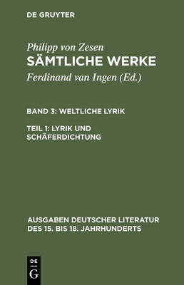 Book cover for Lyrik Und Schaferdichtung