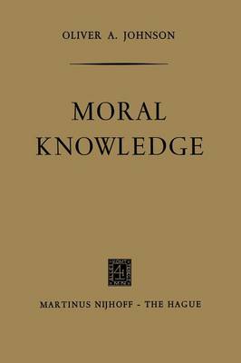 Book cover for Moral Knowledge