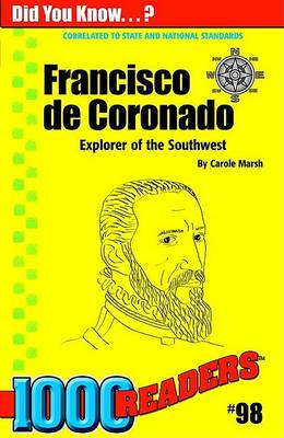 Book cover for Francisco de Coronado