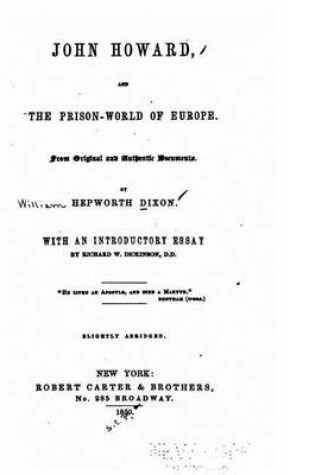 Cover of John Howard and the prison-world of Europe