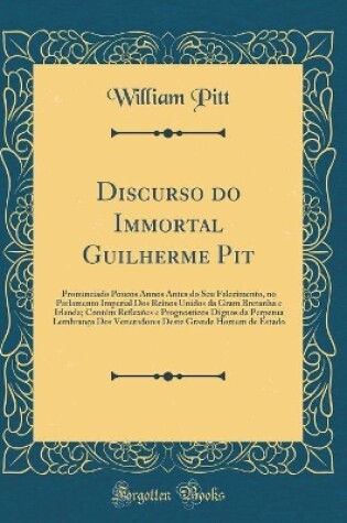 Cover of Discurso Do Immortal Guilherme Pit