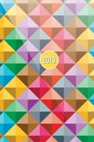 Cover of 2019 Planner; Pyramid Rainbow