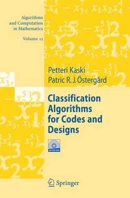 Cover of Classification Algorithms for Codes and Designs