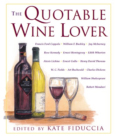 Book cover for The Quotable Wine Lover