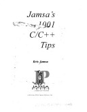 Book cover for Jamsa's 1001 C/C++ Tips