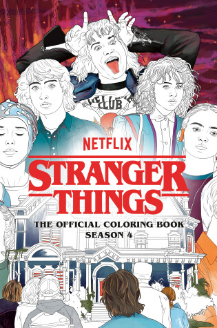 Cover of Stranger Things: The Official Coloring Book, Season 4