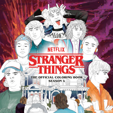 Cover of Stranger Things: The Official Coloring Book, Season 4