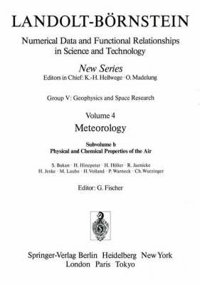 Book cover for Physical and Chemical Properties of the Air / Physikalische und chemische Eigenschaften der Luft