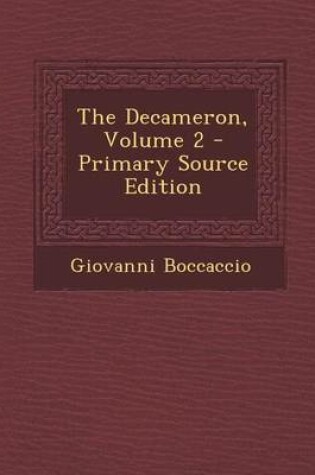 Cover of Decameron, Volume 2