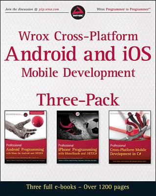 Book cover for Wrox Cross Platform Android and IOS Mobile Development Three-Pack