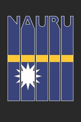 Book cover for Vintage Nauru Notebook - Retro Nauru Planner - Nauruan Flag Diary - Nauru Travel Journal