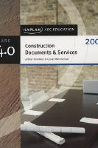 Cover of Construction Documents and Services 2