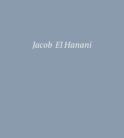 Book cover for Jacob El Hanani