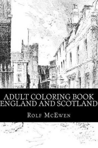 Cover of Adult Coloring Book - England and Scotland