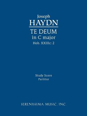 Book cover for Te Deum in C Major, Hob.XXIIIC.2