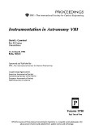 Cover of Instrumentation In Astronomy Viii