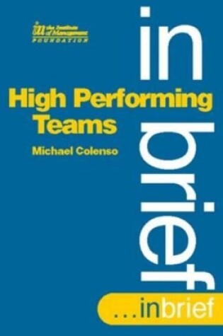 Cover of High Performing Teams In Brief