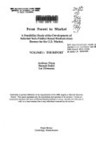 Cover of From Forest to Market