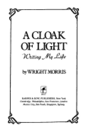 Cover of A Cloak of Light