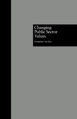 Book cover for Changing Public Sector Values