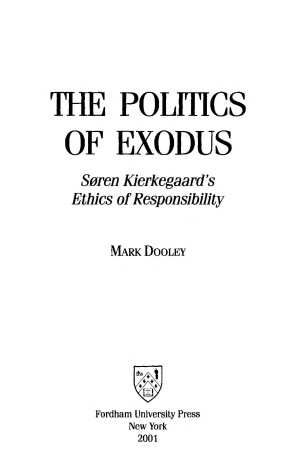 Book cover for The Politics of Exodus