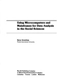 Book cover for Using Microcomputers and Mainframes for Data Analysis in the Social Services