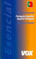 Book cover for Diccionario Esencial Portugues-Espanhol ESP-Portugues