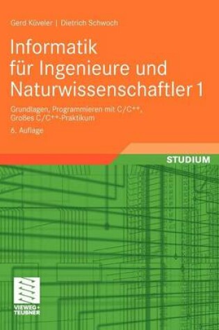 Cover of Informatik Fur Ingenieure Und Naturwissenschaftler 1